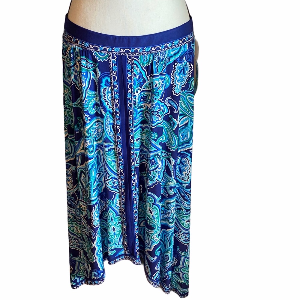 INC Paisley Handkerchief Skirt, Size Medium